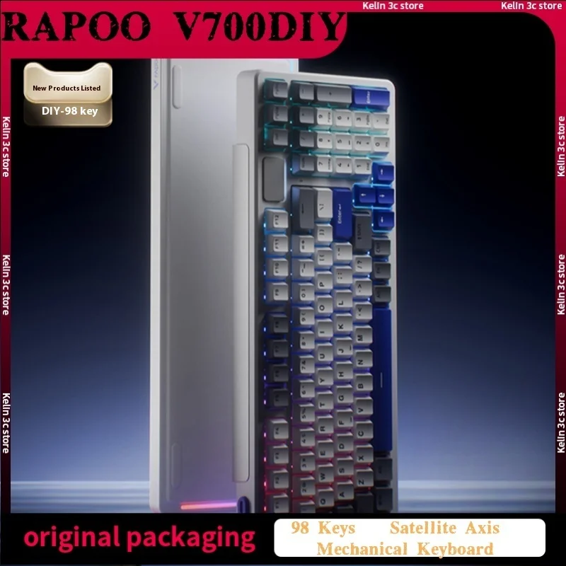 New RapooV700DIY98 Tri-Mode Wireless Aluminum Mechanical Keyboard 4000mAh 1000hz 1ms Gasket Structure Hot Swap Rgb Esports Games
New RapooV700DIY98 Tri-Mode Wireless Aluminum Mechanical Keyboard 4000mAh 1000hz 1ms Gasket Structure Hot Swap Rgb Esports Games