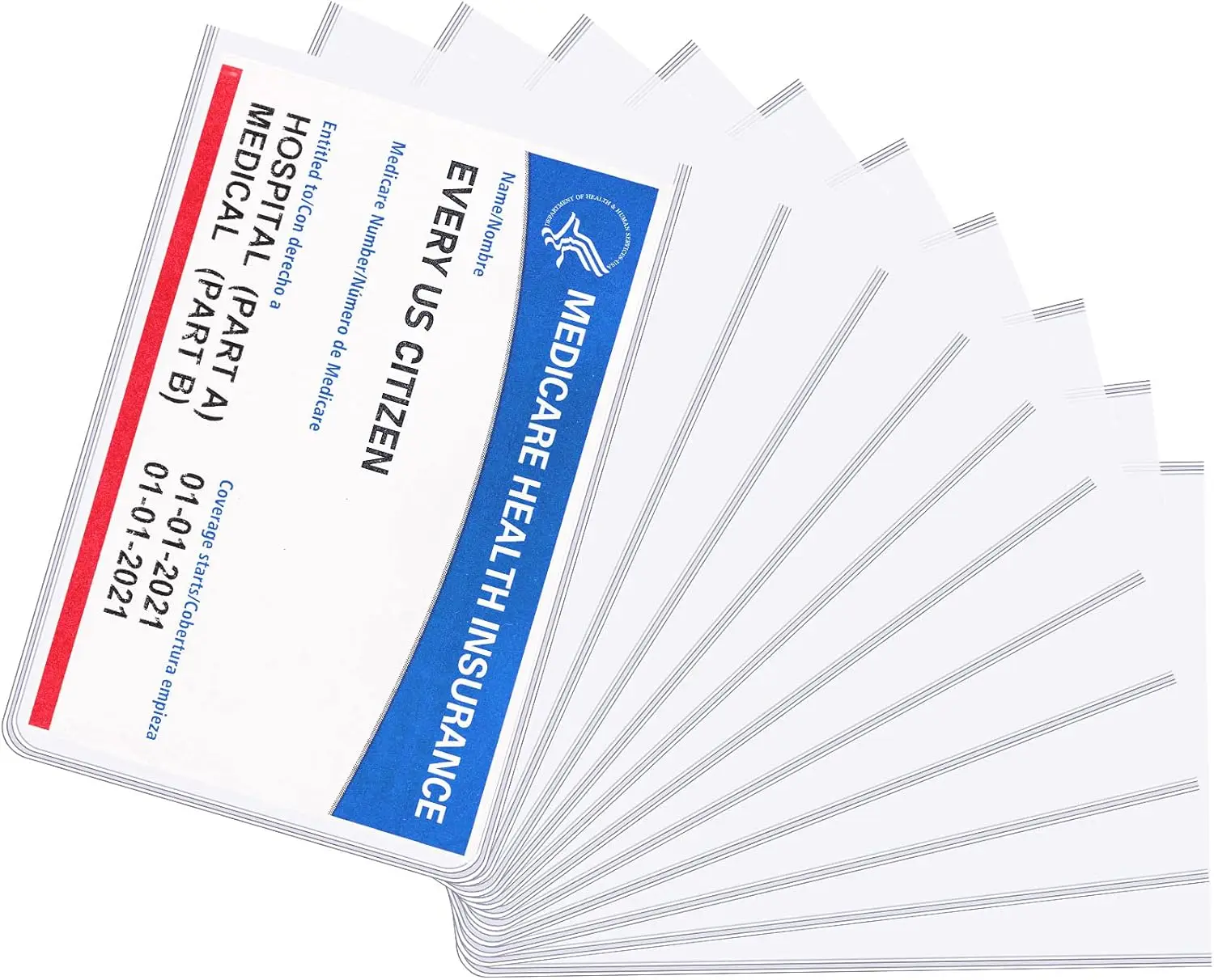 12 Mil Clear PVC Card Holder Sleeves, Waterproof & Scratch Resistant, 100 Pack for Credit Cards, ID, Medicare, Business Cards
12 Mil Clear PVC Card Holder Sleeves, Waterproof & Scratch Resistant, 100 Pack for Credit Cards, ID, Medicare, Business Cards