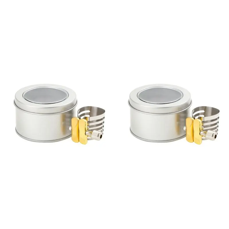 【TRAVEL ESSENTIAL】2X Single Screw Adjustment Saxophone Fastener Clip Sax Ligature For Soprano Saxophone Mouthpiece,Treble
【TRAVEL ESSENTIAL】2X Single Screw Adjustment Saxophone Fastener Clip Sax Ligature For Soprano Saxophone Mouthpiece,Treble
