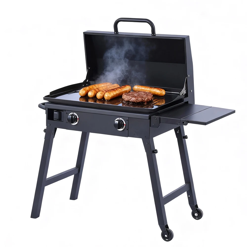 Camping BBQ Gas Grill Griddle Gas Grill Barbecue Folding 2 Burner Flat Top Gas Grill
Camping BBQ Gas Grill Griddle Gas Grill Barbecue Folding 2 Burner Flat Top Gas Grill