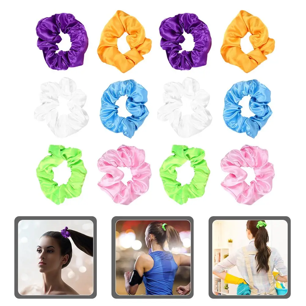 12 Pcs Glowing Hair Accessories Ponytail Holders Ropes Elastic Hair Ties Scrunchies Satin Material LED Party
12 Pcs Glowing Hair Accessories Ponytail Holders Ropes Elastic Hair Ties Scrunchies Satin Material LED Party