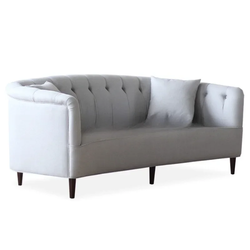 Simple modern fabric soft bag sofa furniture living room Nordic style pull button cafe casual three-person sofa
Simple modern fabric soft bag sofa furniture living room Nordic style pull button cafe casual three-person sofa