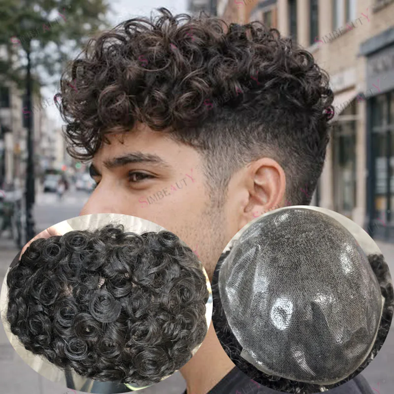 6Inch Long Black Man Grey 1B40 1B50 Remy Human Hair System Prosthesis 18mm Curly Undetectable Natural Hairline Hairpieces Toupee
6Inch Long Black Man Grey 1B40 1B50 Remy Human Hair System Prosthesis 18mm Curly Undetectable Natural Hairline Hairpieces Toupee
