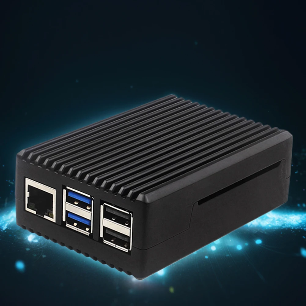 Metal Case with Pi 5 Active Cooler Aluminum Alloy Case Case Heatsink Cooler Metal Shell Cooling Enclosure for Raspbery Pi 5
Metal Case with Pi 5 Active Cooler Aluminum Alloy Case Case Heatsink Cooler Metal Shell Cooling Enclosure for Raspbery Pi 5