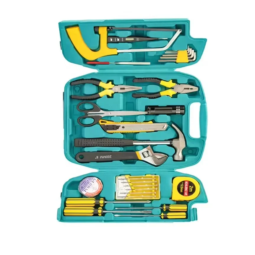 Home Maintenance Hardware Tools Set Ratchet Bit Kit Car Repair Garden Use Plastic Case Bag Factory Wholesale
Home Maintenance Hardware Tools Set Ratchet Bit Kit Car Repair Garden Use Plastic Case Bag Factory Wholesale