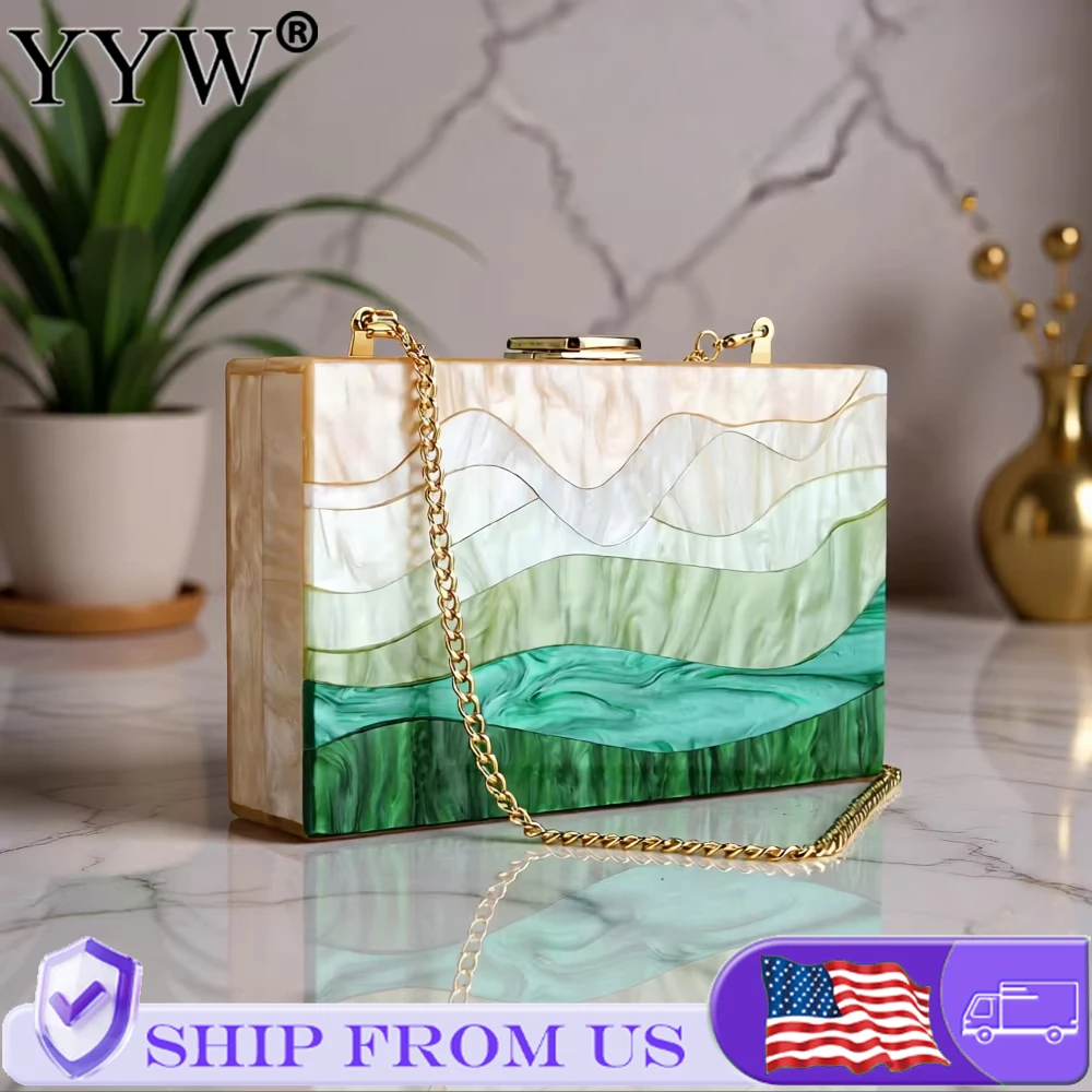 Acrylic Chain Handbag Box Clutch Evening Bags Luxury Wedding Women Dinner Dress Purses Ladies Chic Party Shoulder Crossbody Bags
Acrylic Chain Handbag Box Clutch Evening Bags Luxury Wedding Women Dinner Dress Purses Ladies Chic Party Shoulder Crossbody Bags