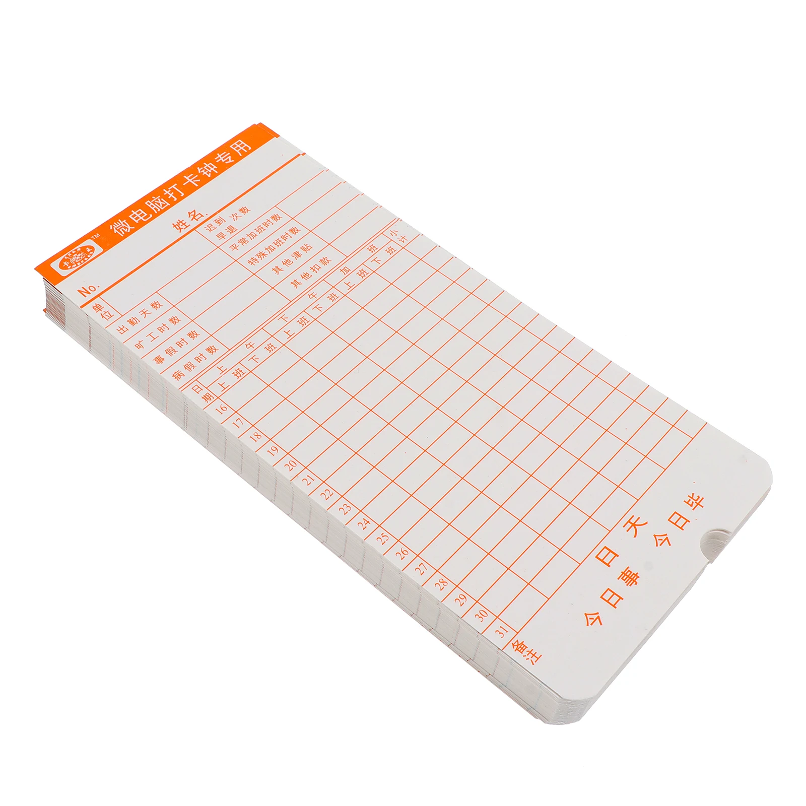 Attendance Cards Time Recorder For Office Warehouse Use Clocking Card Monthly Weekly Format Staff Record Card
Attendance Cards Time Recorder For Office Warehouse Use Clocking Card Monthly Weekly Format Staff Record Card