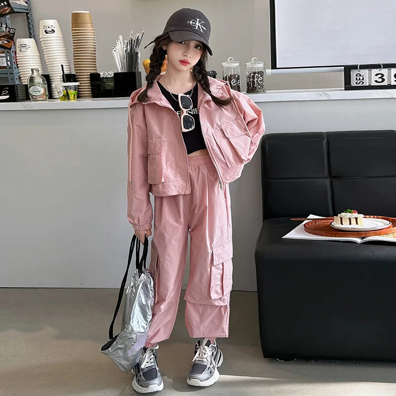 Girls Suits Spring Summer 2024 New Western-style Children Spring Overalls Two-piece Set Girls Children Spring Clothes Girls
Girls Suits Spring Summer 2024 New Western-style Children Spring Overalls Two-piece Set Girls Children Spring Clothes Girls