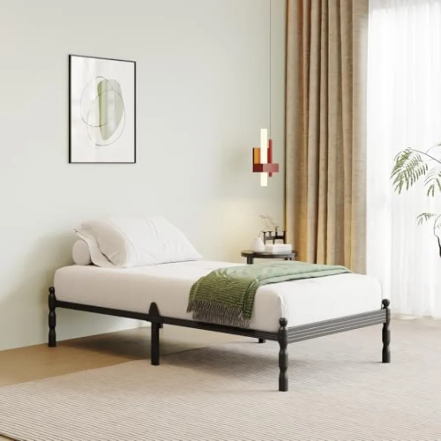High Metal Bed Frame No Box Spring Needed, Platform Bed Frames, Prevent Mattress Sliding, Easy to Install, Noise Free
High Metal Bed Frame No Box Spring Needed, Platform Bed Frames, Prevent Mattress Sliding, Easy to Install, Noise Free