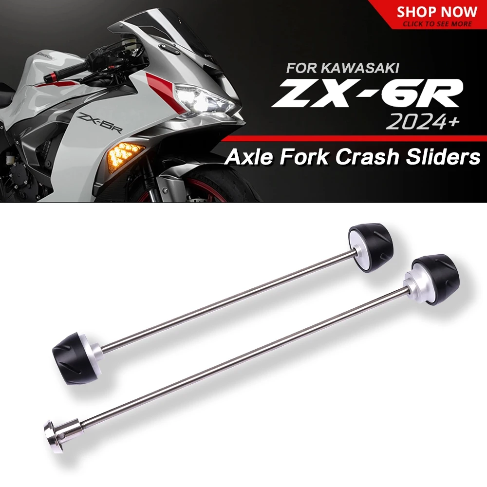 Rear Front Axle Fork Crash Slider For KAWASAKI NINJA ZX-6R 636 2024 Motorcycle Wheel Protector ZX6R 636 NEW
Rear Front Axle Fork Crash Slider For KAWASAKI NINJA ZX-6R 636 2024 Motorcycle Wheel Protector ZX6R 636 NEW