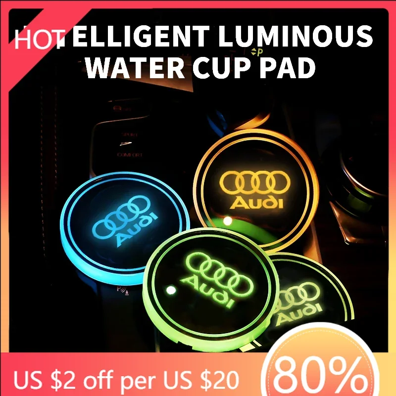 2025 Hot Luminous Car Logo Water Cup Coaster 7 Color For Audi A4 B5 B6 B7 8P 8V 8L A5 C7 4F A8 Q2 Q7 Q8 A3 RS3 RS4 RS5 RS6 TT 4L
2025 Hot Luminous Car Logo Water Cup Coaster 7 Color For Audi A4 B5 B6 B7 8P 8V 8L A5 C7 4F A8 Q2 Q7 Q8 A3 RS3 RS4 RS5 RS6 TT 4L