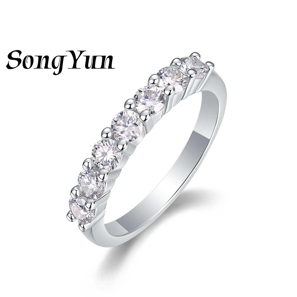 SONGYUN Luxury Jewelry 925 Sterling Silver Ring Moissanite Engagement Ring for Ladies 18K Gold Plated SYT Patent Fine Jewellery
SONGYUN Luxury Jewelry 925 Sterling Silver Ring Moissanite Engagement Ring for Ladies 18K Gold Plated SYT Patent Fine Jewellery