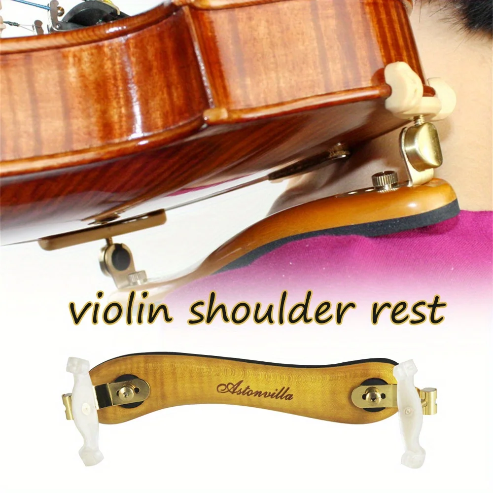 AstonVilla Wooden Violin Shoulder Rest for 1/2 1/4 3/4 4/4 Violins Adjustable Violin Shoulder Rest Decompression Playing
AstonVilla Wooden Violin Shoulder Rest for 1/2 1/4 3/4 4/4 Violins Adjustable Violin Shoulder Rest Decompression Playing