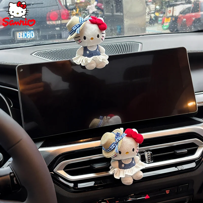 Cute Hello Kitty car hanging accessories plush doll car rearview mirror hanging decoration air outlet clip ornament Sanriou
Cute Hello Kitty car hanging accessories plush doll car rearview mirror hanging decoration air outlet clip ornament Sanriou