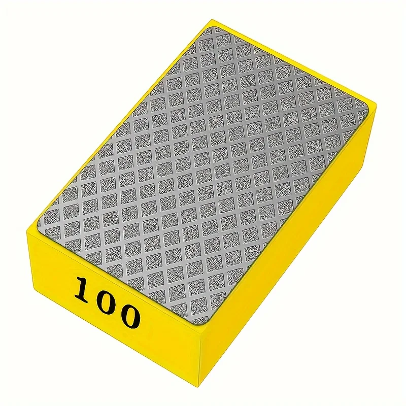 1pc Diamond Hand Polishing Pads for Ceramic Tile Glass, Sanding Blocks Polishing 60#, 100#, 200#, 400#
1pc Diamond Hand Polishing Pads for Ceramic Tile Glass, Sanding Blocks Polishing 60#, 100#, 200#, 400#