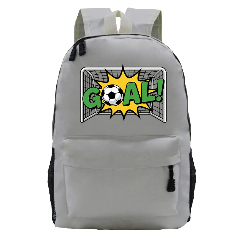 Goal Fun Soccer Print Backpack Women Men Harajuku Football Fan Gifts SchoolBags Fashion Boys Girls Zipper Laptop Mochilas
Goal Fun Soccer Print Backpack Women Men Harajuku Football Fan Gifts SchoolBags Fashion Boys Girls Zipper Laptop Mochilas