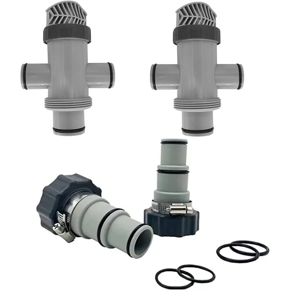 11872 Dual Split Hose Plunger Valve Hose Connector and 1.5" to 1.25" Hose Adapter for Above Ground Pool Setup(2 PCS)
11872 Dual Split Hose Plunger Valve Hose Connector and 1.5" to 1.25" Hose Adapter for Above Ground Pool Setup(2 PCS)