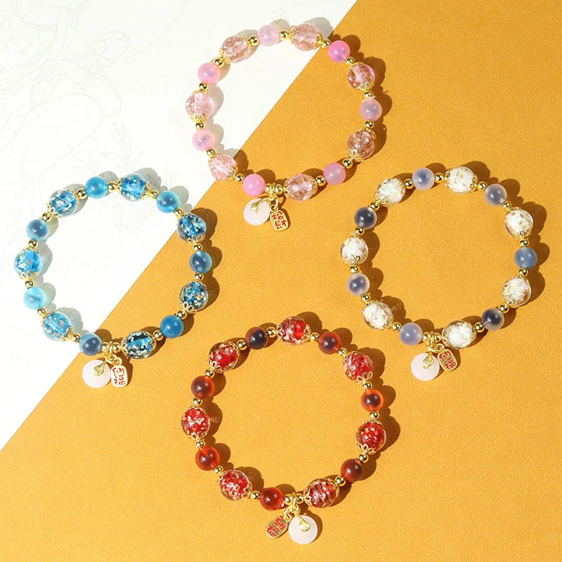 Sugar Heart Agate Beaded Bracelet For Women Natural Semi Sweet Ash Gray Glass Beads Jewelry Lucky Fortune Blessing Prosperity
Sugar Heart Agate Beaded Bracelet For Women Natural Semi Sweet Ash Gray Glass Beads Jewelry Lucky Fortune Blessing Prosperity