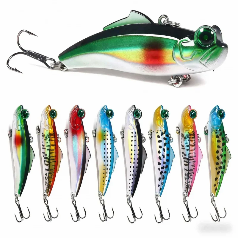 8PCSSinking Trembling Swimbait Lure Set 12.5G 6.5cm with Sound Beads 6 Reflective Protruding-Eye Bionic Fishing Hook for Angling
8PCSSinking Trembling Swimbait Lure Set 12.5G 6.5cm with Sound Beads 6 Reflective Protruding-Eye Bionic Fishing Hook for Angling
