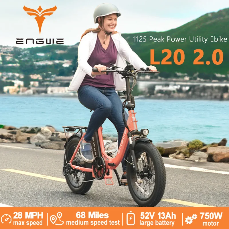 ENGWE L20 2.0 Складной электрический велосипед для взрослых, 750 Вт, 52 В, 13 Ач, eBike с толстыми шинами, диапазон 28 миль в час, 68 ми, пригородный электронный велосипед с нагрузкой 265 фунтов
ENGWE L20 2.0 Складной электрический велосипед для взрослых, 750 Вт, 52 В, 13 Ач, eBike с толстыми шинами, диапазон 28 миль в час, 68 ми, пригородный электронный велосипед с нагрузкой 265 фунтов