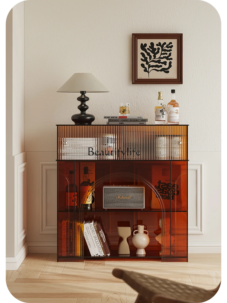 Acrylic entrance cabinet, medieval side table decorative cabinet in living room
Acrylic entrance cabinet, medieval side table decorative cabinet in living room