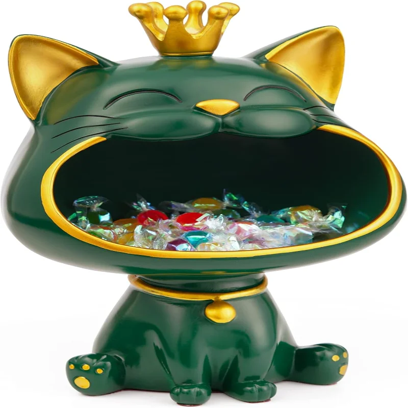 Laughing Cat Statue Figures Storage Box, Cat Jewellery Key Storage Box, Jewellery Tray, Large Cat Sculpture Statue Suitable for
Laughing Cat Statue Figures Storage Box, Cat Jewellery Key Storage Box, Jewellery Tray, Large Cat Sculpture Statue Suitable for