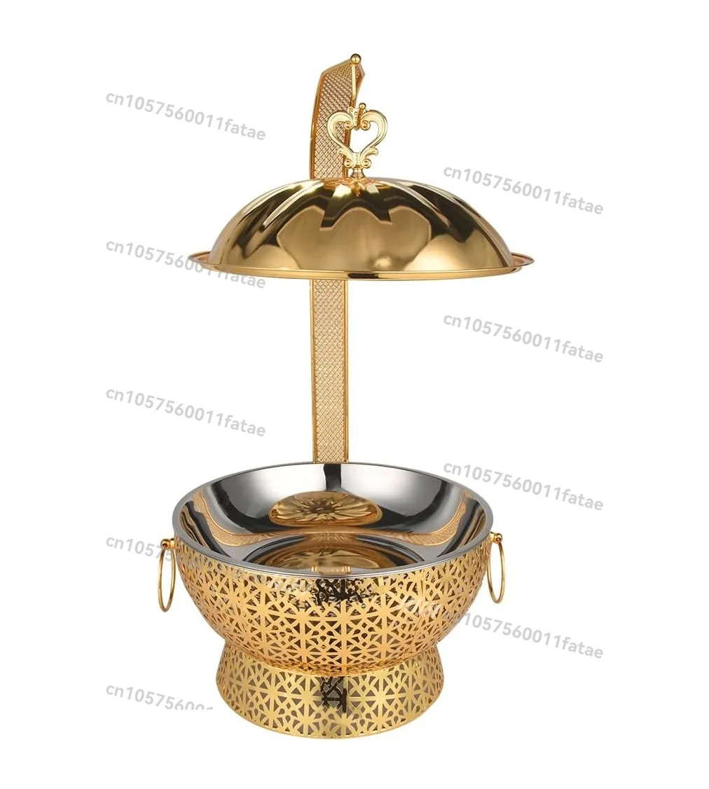 Commercial Stainless Steel Hanging Hot Pot Insulator 4.5L 6L 8L Gold Jewelry Hotel Wedding Buffet Catering
Commercial Stainless Steel Hanging Hot Pot Insulator 4.5L 6L 8L Gold Jewelry Hotel Wedding Buffet Catering