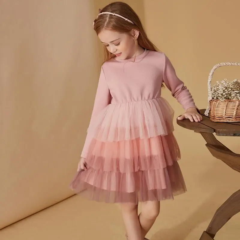 New Dress for Girl 2024 Kid Layered Mesh Long Sleeve Pink Dress Teens Spring Princess Dress Little Girl Children Clothes
New Dress for Girl 2024 Kid Layered Mesh Long Sleeve Pink Dress Teens Spring Princess Dress Little Girl Children Clothes