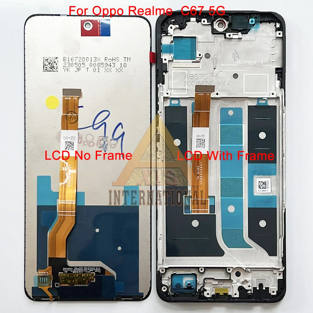 6.72" Original For Oppo Realme C67 LCD Display Screen Frame+Touch Panel Digitizer For OPPO Realme C67 4G LCD
6.72" Original For Oppo Realme C67 LCD Display Screen Frame+Touch Panel Digitizer For OPPO Realme C67 4G LCD