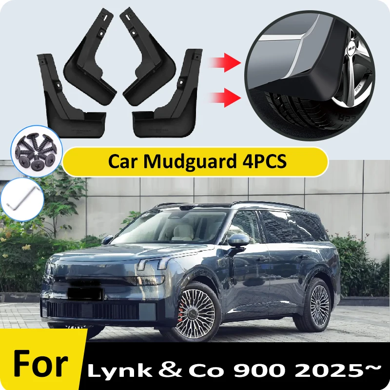 Car Mudguard For Lynk&Co 900 2025 2026 MudFlaps Wheel Fender Guards Dustproof Splash Mudguards Mudguard Mud Flaps Accessories
Car Mudguard For Lynk&Co 900 2025 2026 MudFlaps Wheel Fender Guards Dustproof Splash Mudguards Mudguard Mud Flaps Accessories