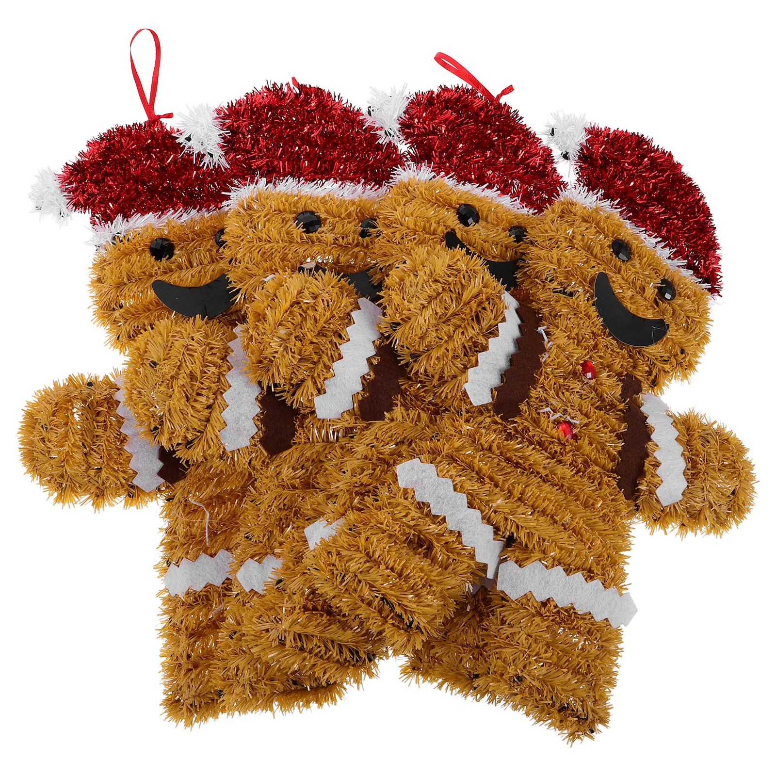 4Pcs Christmas Decoration Set Gingerbread Man Hanging Ornaments Holiday Tree Window Decor Charming Hanging Gingerbread
4Pcs Christmas Decoration Set Gingerbread Man Hanging Ornaments Holiday Tree Window Decor Charming Hanging Gingerbread