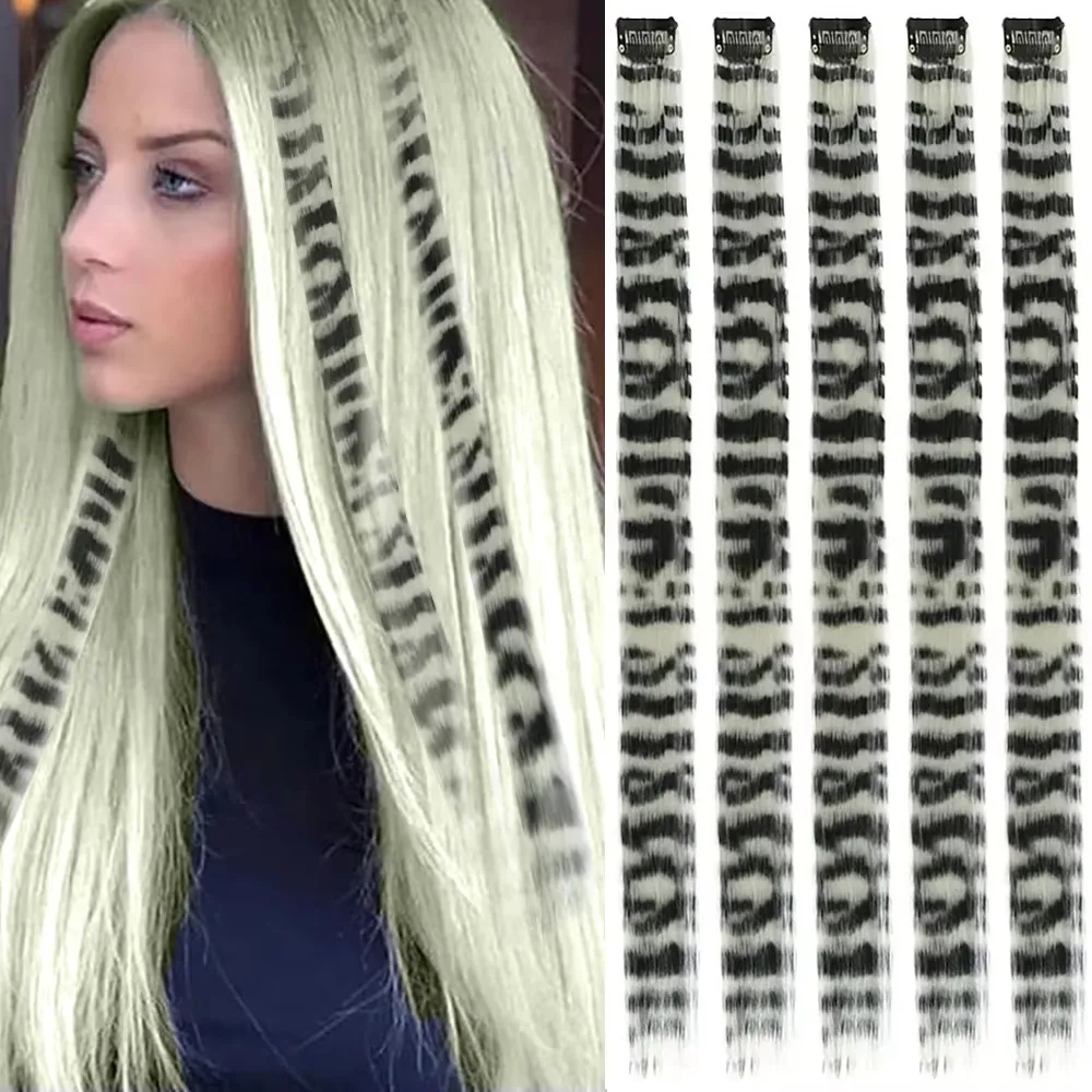 Halloween Stripe Printed Clip in Hair Extensions Synthetic Straight Hair Highlights 18 Inches Colorful Wig Hairpieces Girls
Halloween Stripe Printed Clip in Hair Extensions Synthetic Straight Hair Highlights 18 Inches Colorful Wig Hairpieces Girls