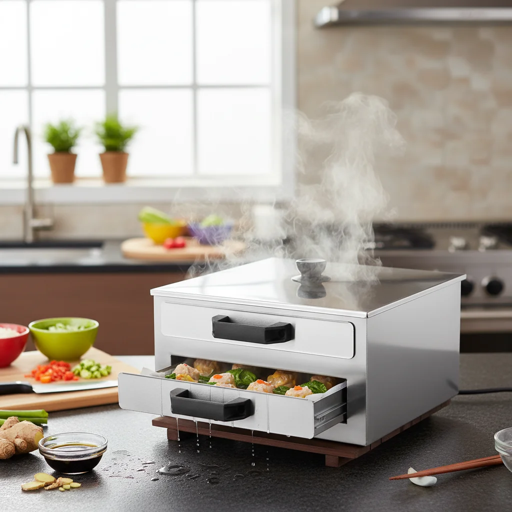 304 Stainless Steel CookwareCooking Steamer with Cooking Cuisine for Cantonese Cuisine Rice Noodle Rolls
304 Stainless Steel CookwareCooking Steamer with Cooking Cuisine for Cantonese Cuisine Rice Noodle Rolls
