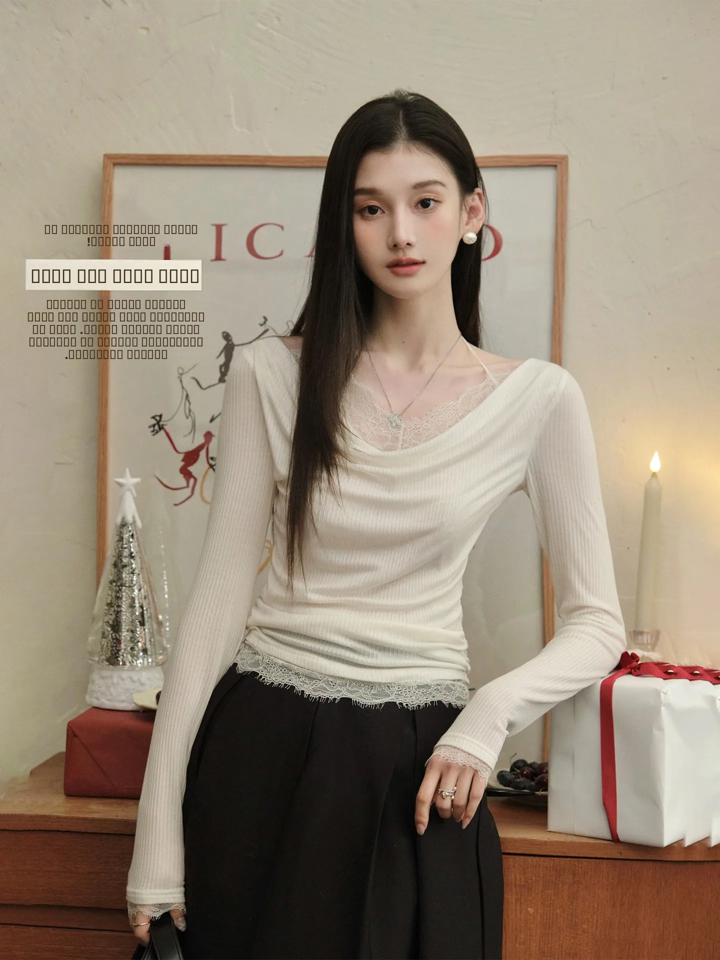 ChillCozy Trendy Korean Sle Women's Slim Fit Silk Blend Knitwear Long Sve Sexy Sle Travel Date Suitable Clothing
ChillCozy Trendy Korean Sle Women's Slim Fit Silk Blend Knitwear Long Sve Sexy Sle Travel Date Suitable Clothing