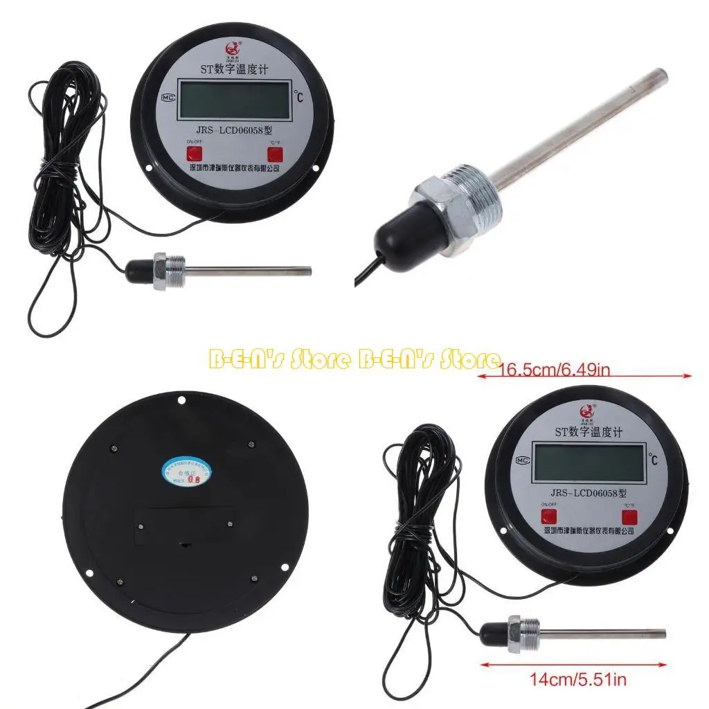 Y1AD Digital Thermometer Water Temperature Detector Gauge 10M Wire with Probe
Y1AD Digital Thermometer Water Temperature Detector Gauge 10M Wire with Probe