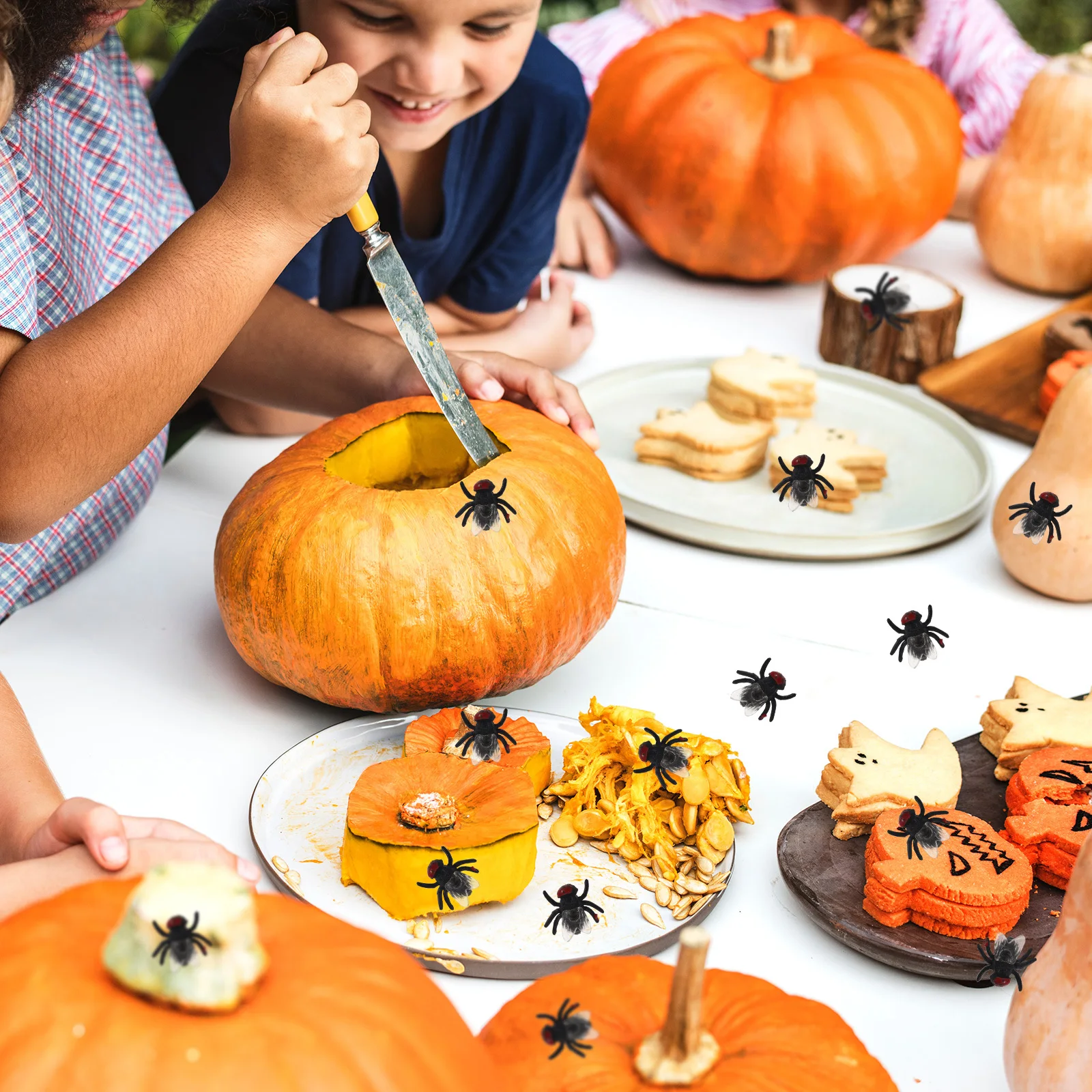 50pcs Fake Fly Prop Halloween Tricky Artificial Insect Prank Props April Fools Day Spooky Party Decor Mischief Game
50pcs Fake Fly Prop Halloween Tricky Artificial Insect Prank Props April Fools Day Spooky Party Decor Mischief Game