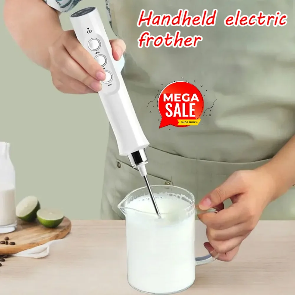 Home Use Electric Milk Frother, Rechargeable Milk Frother, Handheld Milk Frother, High-Speed Coffee Milk Frother, Beverage Mixer
Home Use Electric Milk Frother, Rechargeable Milk Frother, Handheld Milk Frother, High-Speed Coffee Milk Frother, Beverage Mixer