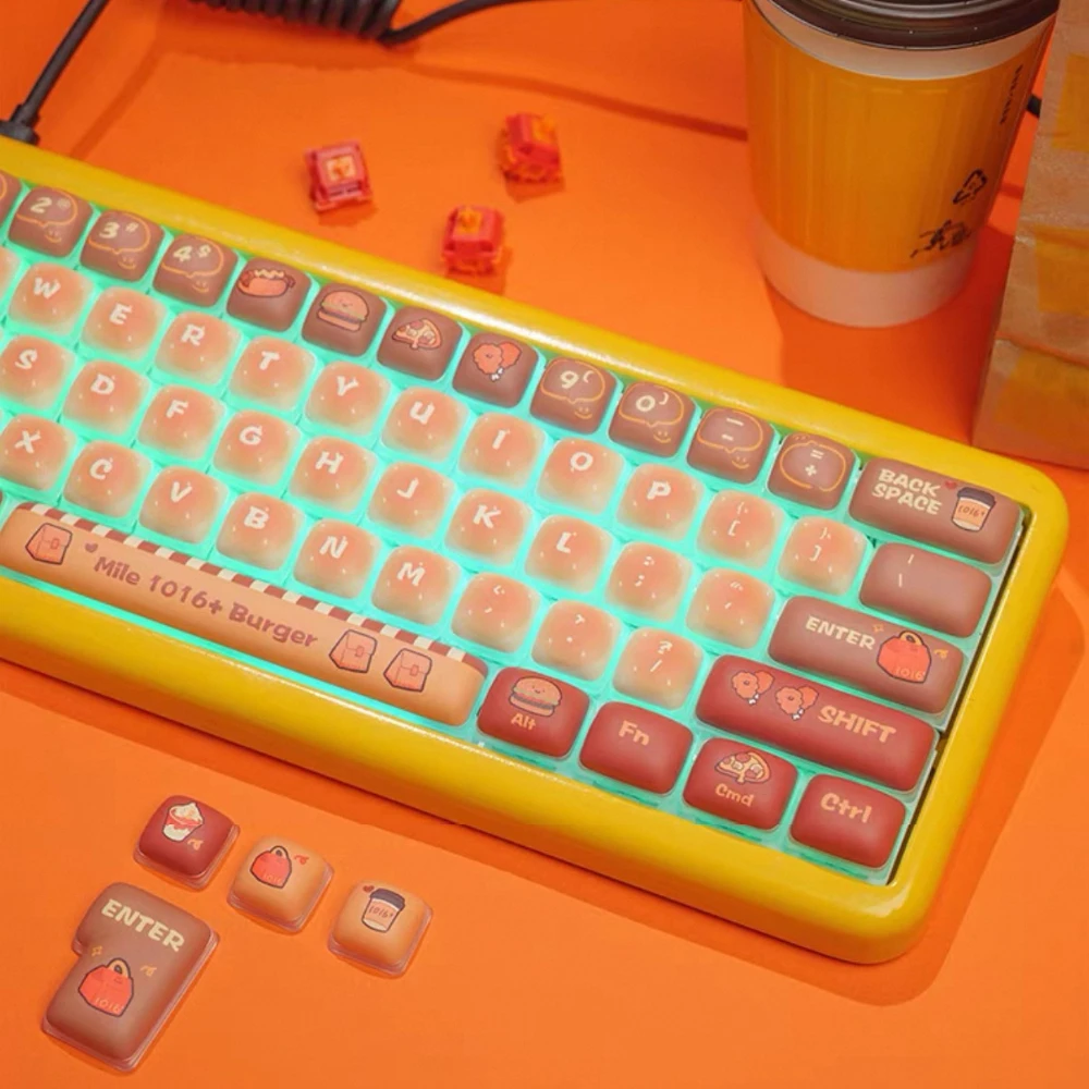 Набор клавишных колпачков на тему Meow Snack PBT + PC125key, милая мультяшная форма хлеба, колпачок для клавиатуры, профиль MOG, колпачок для механической клавиатуры
Набор клавишных колпачков на тему Meow Snack PBT + PC125key, милая мультяшная форма хлеба, колпачок для клавиатуры, профиль MOG, колпачок для механической клавиатуры