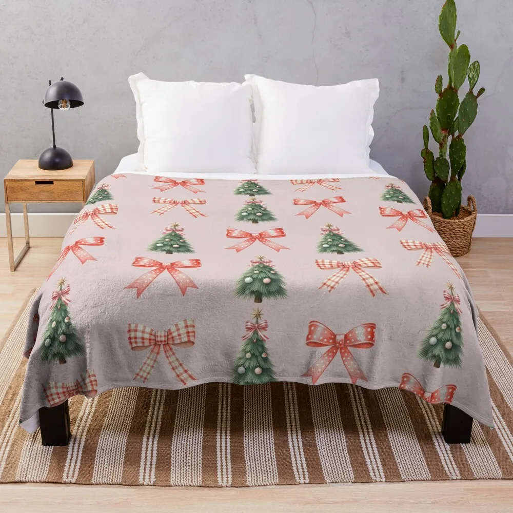 Vintage Christmas Tree Coquette Bow Throw Blanket Thermal Summer Beddings Blankets
Vintage Christmas Tree Coquette Bow Throw Blanket Thermal Summer Beddings Blankets