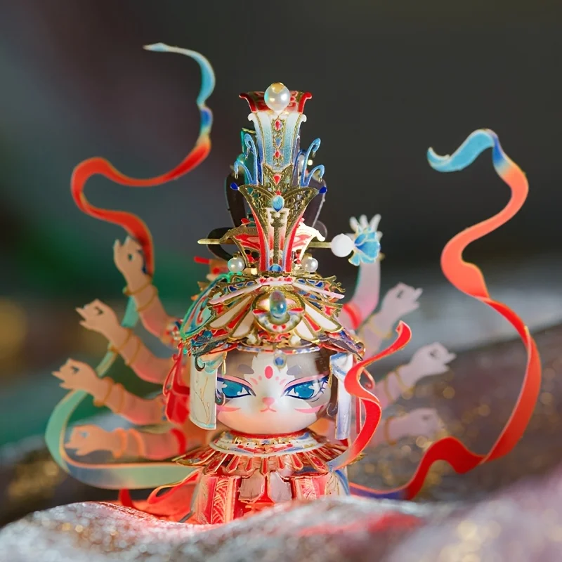 MU MiaoQian Shou 3d металлический пазл, игрушка-головоломка своими руками, украшение для рабочего стола, снятие стресса, красочный подарок для девочки
MU MiaoQian Shou 3d металлический пазл, игрушка-головоломка своими руками, украшение для рабочего стола, снятие стресса, красочный подарок для девочки