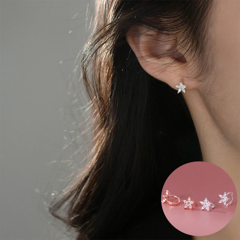 100% 925 Sterling Silver Zircon Flower Earrings for Women Girl Fashion Plant Geometric Design Jewelry Party Gift Dropshipping
100% 925 Sterling Silver Zircon Flower Earrings for Women Girl Fashion Plant Geometric Design Jewelry Party Gift Dropshipping