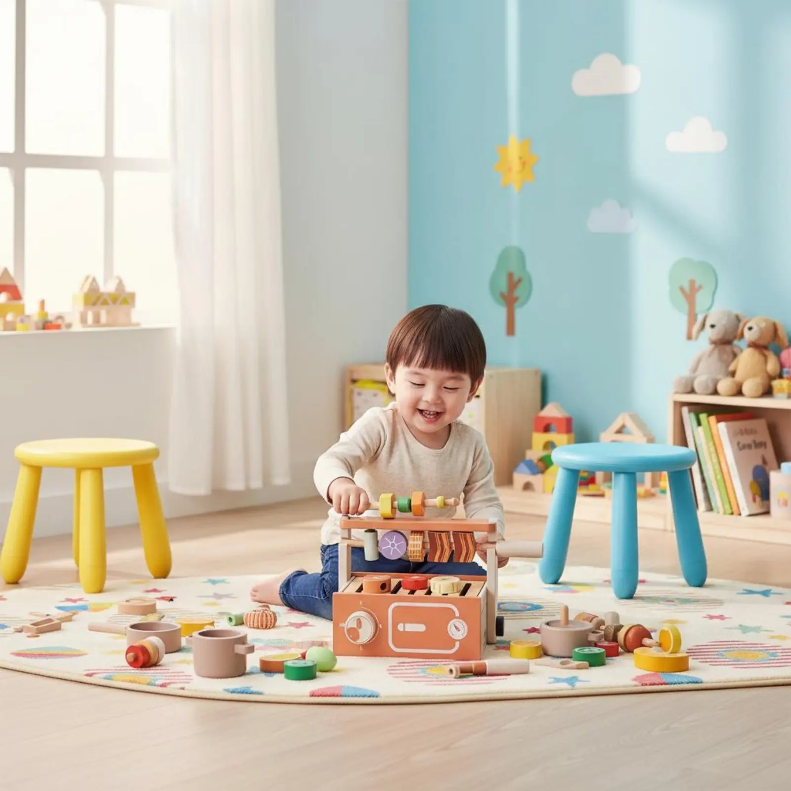 Wooden BBQ Grill Toy Role-Playing Kids Barbecue Playset for Young Children
Wooden BBQ Grill Toy Role-Playing Kids Barbecue Playset for Young Children