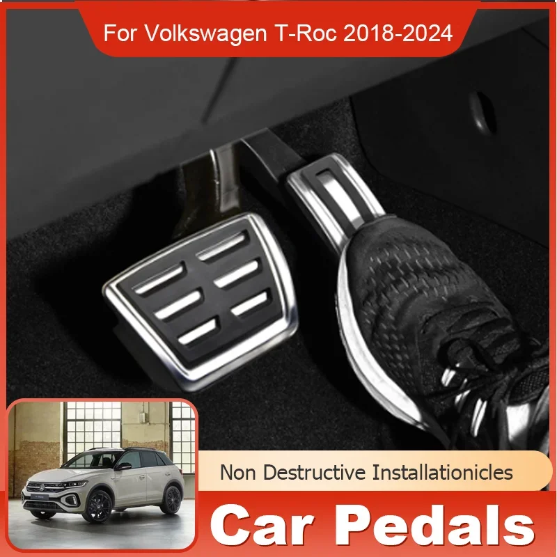 AT MT Car PedalsStainless Steel Gas Brake Footrest Pedal Protection Pads for Volkswagen VW T-Roc T Roc TRoc A11 2018~2024 2023
AT MT Car PedalsStainless Steel Gas Brake Footrest Pedal Protection Pads for Volkswagen VW T-Roc T Roc TRoc A11 2018~2024 2023