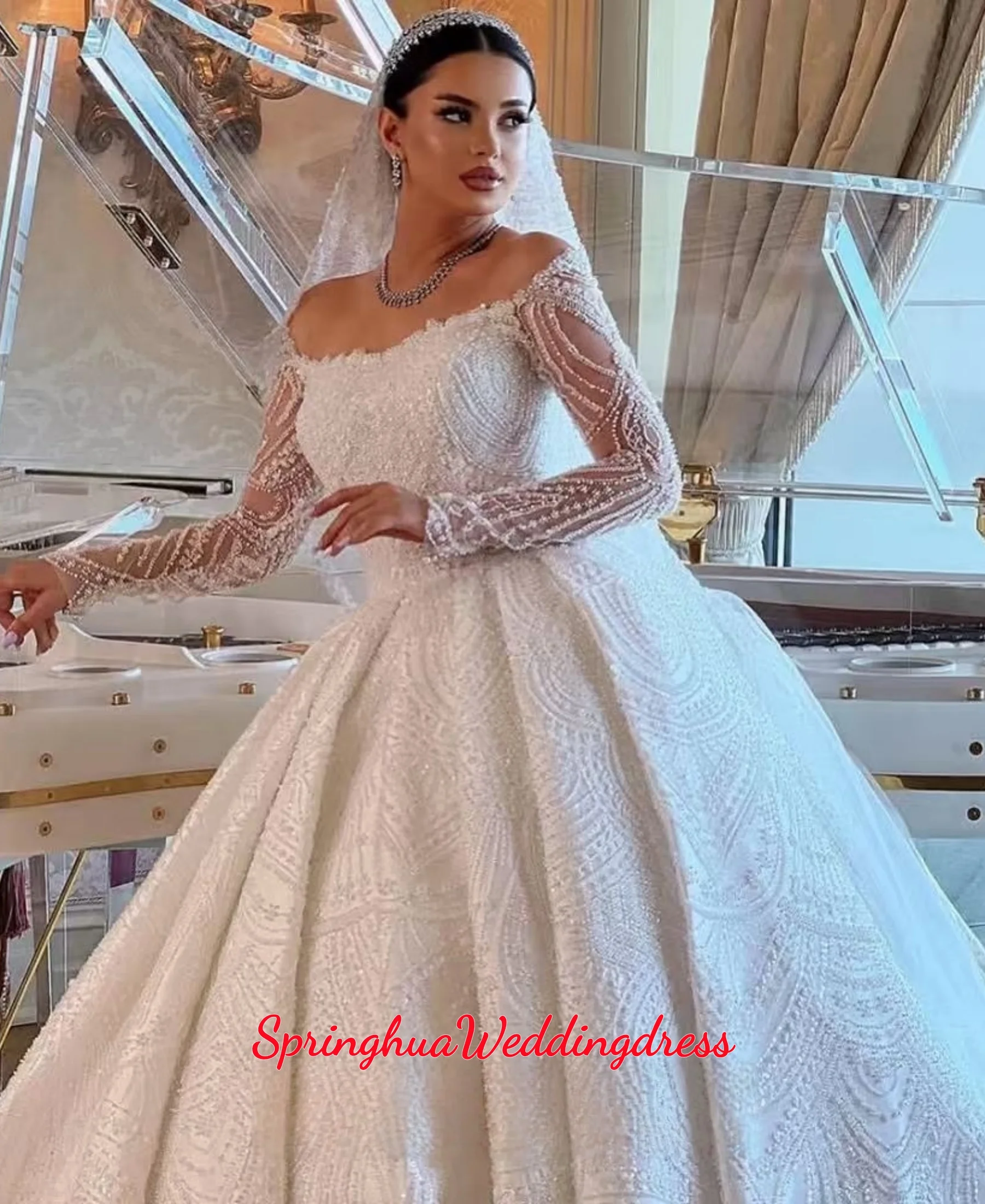 Customized Luxury White Wedding Dresses Strapless Long Sleeved Puffy kirt Elegant Women's Bridal Dress Vestidos de novia
Customized Luxury White Wedding Dresses Strapless Long Sleeved Puffy kirt Elegant Women's Bridal Dress Vestidos de novia