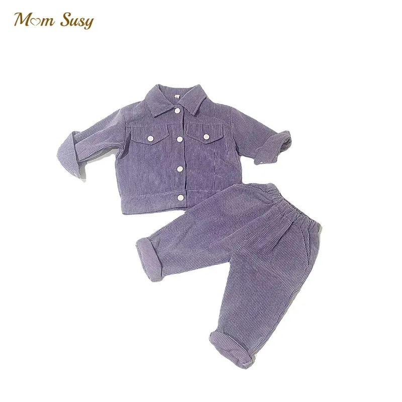 Baby Girl Boy Corduory Clothes Set Jacket+Pant 2PCS Infant Toddler Child Corduory Casual Suit Spring Autumn Baby Clothes 1-7Y
Baby Girl Boy Corduory Clothes Set Jacket+Pant 2PCS Infant Toddler Child Corduory Casual Suit Spring Autumn Baby Clothes 1-7Y