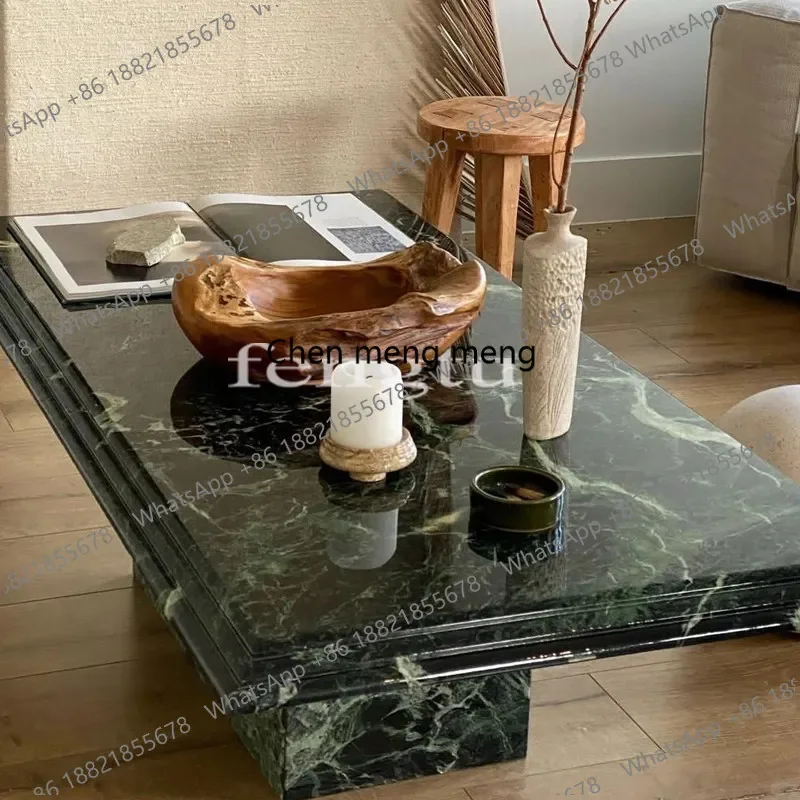 zHItalian Style Light Luxury Dali Green Marble Coffee Table High-End Rectangular Living Room Coffee Table
zHItalian Style Light Luxury Dali Green Marble Coffee Table High-End Rectangular Living Room Coffee Table