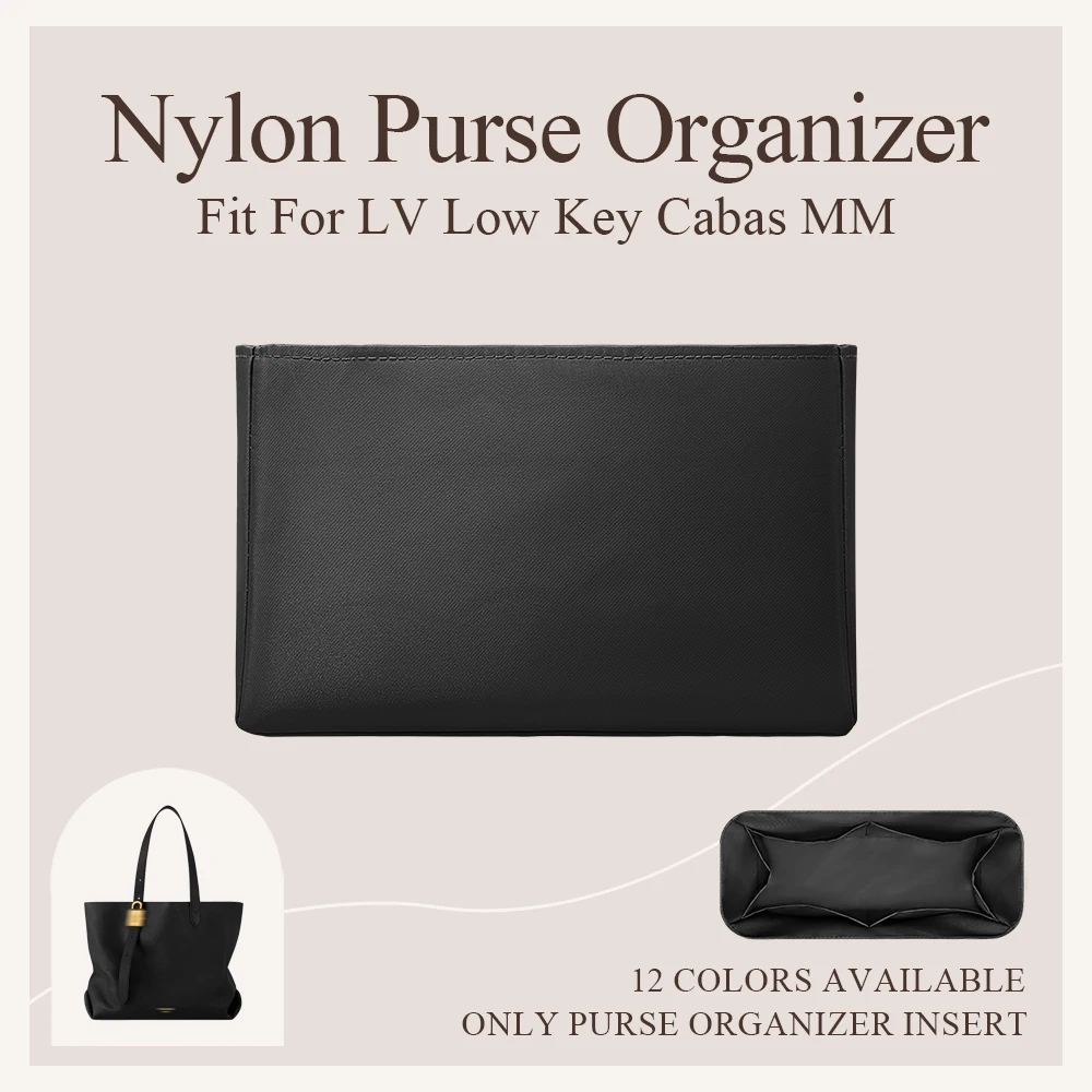Nylon Purse Organizer Insert Fit for LV Low Key Cabas MM Zipper Inner Liner Purse Storage Bag In Bag Inside Makeup Organizer Bag
Nylon Purse Organizer Insert Fit for LV Low Key Cabas MM Zipper Inner Liner Purse Storage Bag In Bag Inside Makeup Organizer Bag