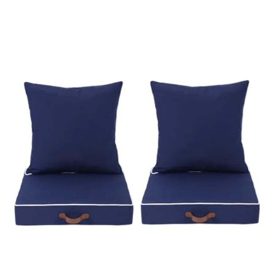 Outdoor Deep Seat Cushion Set of 2, Weather Resistant Patio Furniture Cushions with Zipper and Handle, 24 x 24 x 5 inch Outdoor
Outdoor Deep Seat Cushion Set of 2, Weather Resistant Patio Furniture Cushions with Zipper and Handle, 24 x 24 x 5 inch Outdoor