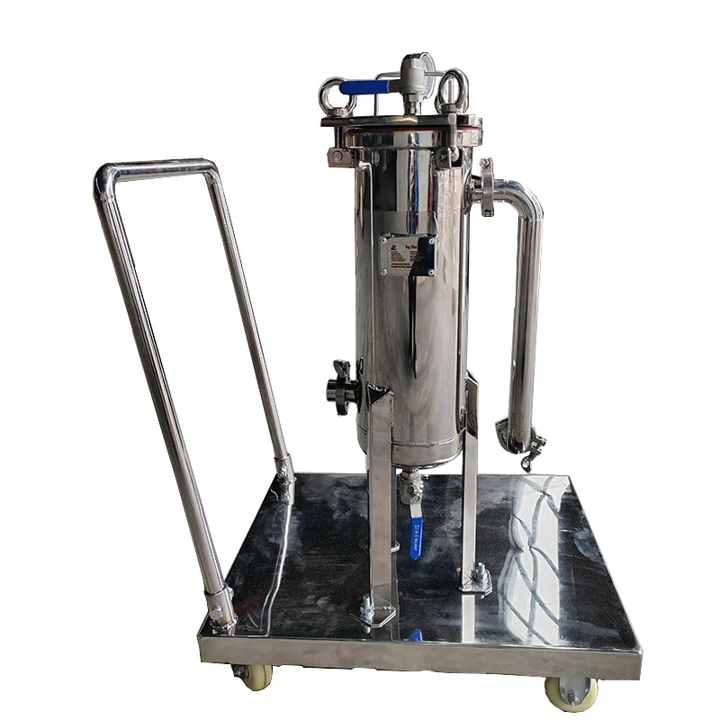 Large Capacity Stainless Steel Trolley Bag Filter for Petrochemical Industry
Large Capacity Stainless Steel Trolley Bag Filter for Petrochemical Industry