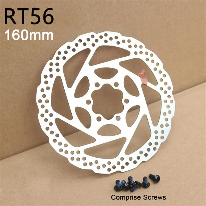Bicycle Disc Brake Rotor 160mm Hydraulic Brakes Rotors Heat Dissipation Road Mountain Bike Rotor RT56 6 Bolts Bike Parts
Bicycle Disc Brake Rotor 160mm Hydraulic Brakes Rotors Heat Dissipation Road Mountain Bike Rotor RT56 6 Bolts Bike Parts